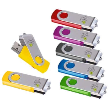 Pen Drive Giratório Personalizado