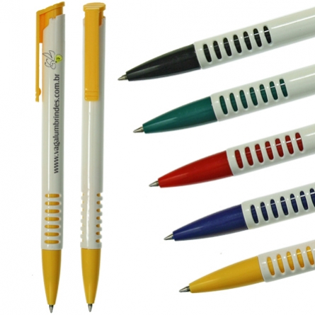 Canetas Plásticas Personalizadas