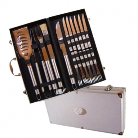 Kit Churrasco Maleta com 17 Peças